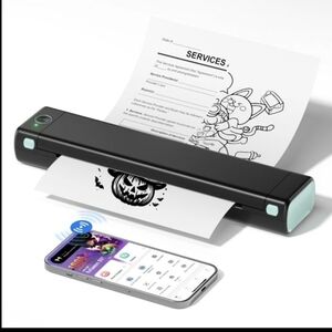 Phomemo Portable Bluetooth Thermal Printer MO8F Inkless Printing 8.5"x11" Letter